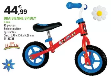 Marvel - Draisienne Spidey offre à 44,99€ sur JouéClub