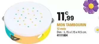 Mon Tambourin offre à 11,99€ sur JouéClub