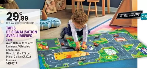 Tapis De Signalisation Avec Lumières offre à 29,99€ sur JouéClub