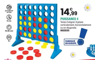 Hasbro - Puissance 4 offre à 14,99€ sur JouéClub