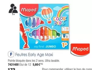 Maped - Feutres Early Age Maxi offre à 5,6€ sur Plein ciel