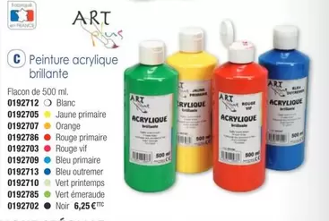 Peinture Acrylique Brillante offre à 6,25€ sur Plein ciel