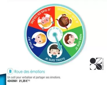 Roue Des Émotions offre à 21,35€ sur Plein ciel