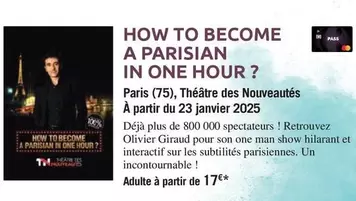 How To Become A Parisian In One Hour? offre à 17€ sur Carrefour City