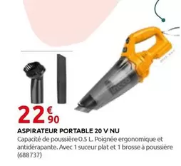 Ingco - Aspirateur Portable 20 V Nu offre à 22,9€ sur Rural Master