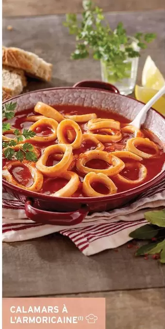 Calamars À L'Armoricaine offre sur Intermarché Express
