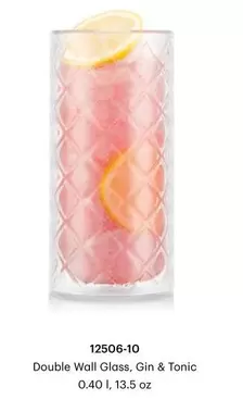 Bodum - Double Wall Glass, Gin & Tonic offre sur Bodum