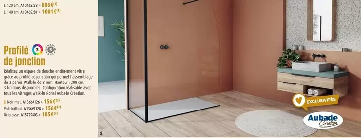 Profilé De Jonction offre à 156€ sur Espace Aubade
