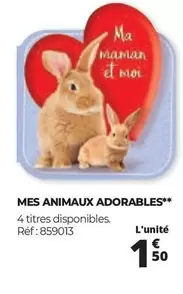 Mes Animaux Adorables offre à 1,5€ sur Auchan Hypermarché
