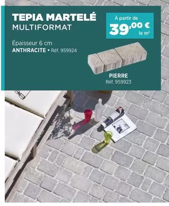 Tepia Martelé  offre à 39€ sur Doras