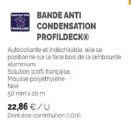 Bande Anti Condensation offre à 22,86€ sur Doras