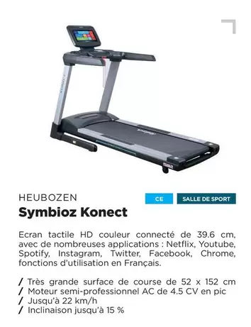 Symbioz Konect offre sur Fitness Boutique