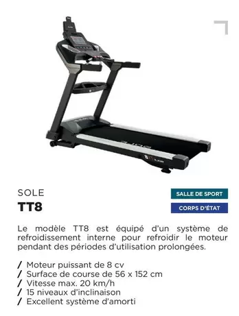 Tt8 offre sur Fitness Boutique