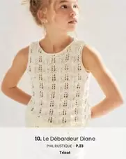 Le Débardeur Diane offre sur Phildar