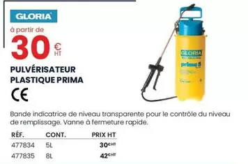 Pulvérisateur Plastique Prima offre à 30€ sur Au Forum du Bâtiment