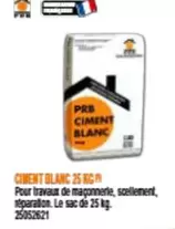 Ciment Blanc  offre sur Bricoman