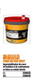 Sika - Igolflex-83 Imperméabilisant Fondation Pour Enduit offre sur Bricoman