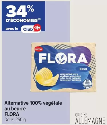 Alternative 100% Végétale Au Beurre offre sur Carrefour Drive