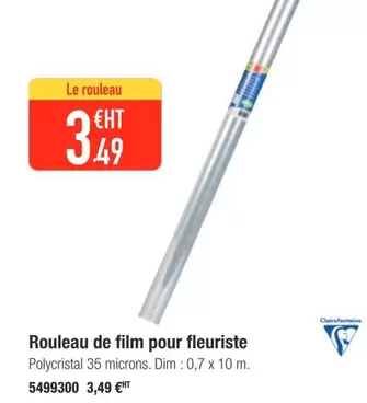 Clairefontaine - Rouleau De Film Pour Fleuriste offre à 3,49€ sur Plein ciel