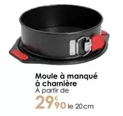 Moule À Manqué À Charnière offre à 29,9€ sur Culinarion