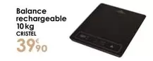 Balance Rechargeable offre à 39,9€ sur Culinarion