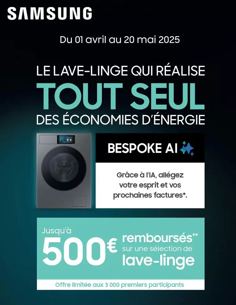 Samsung - Lave-Linge  offre sur MDA