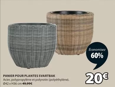 Panier Pour Plantes Sv7rtbak offre à 20€ sur JYSK