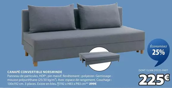 Canapé Convertible Normandide offre à 225€ sur JYSK