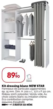Kit Dressing Blanc New Star offre à 89,9€ sur Weldom
