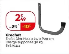 Crochet offre à 2,49€ sur Weldom