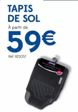 Tapis De Sol offre à 59€ sur Point S