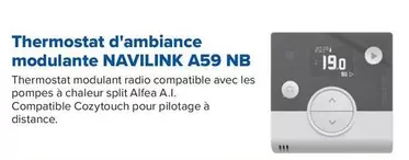 Thermostat D'Ambiance Modulante A59 NB offre sur Prolians
