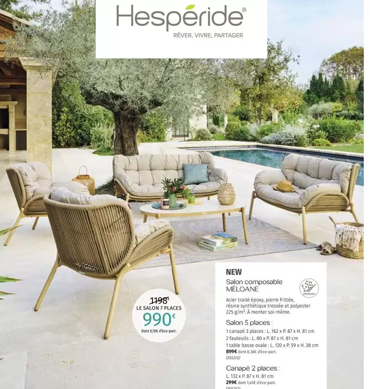 Salon  offre à 990€ sur Maxi Bazar