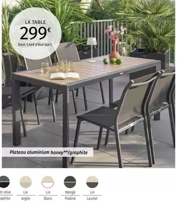 Table Fixes Évasion offre à 299€ sur Maxi Bazar