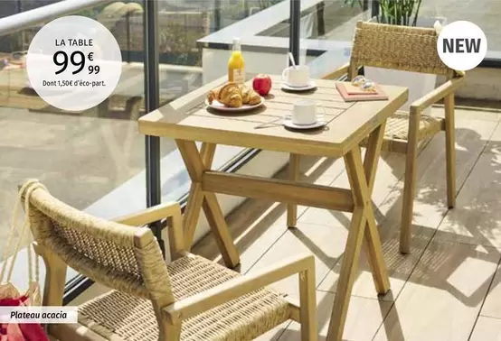 La Table offre à 99,99€ sur Maxi Bazar