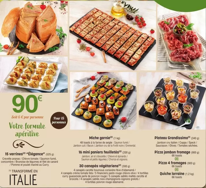 Votre Formule Aperitive offre à 90€ sur E.Leclerc