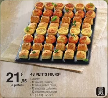 48 Petits Fours offre à 21,95€ sur E.Leclerc
