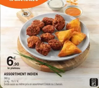 Assortiment Indien offre à 6,9€ sur E.Leclerc