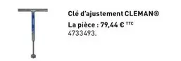 Cleman - Clé D'Ajustement offre à 79,44€ sur Point P