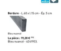 Stoneline - Pierre Bleue Classique Bordure offre à 19,2€ sur Point P
