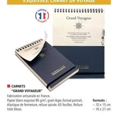 Carnets Grand Voyageur offre sur Le Géant des Beaux-Arts