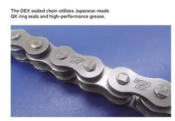 The Dex Seated Chain Utilizes Japanese-made QX Ring Seals And High-performance Grease offre à 12,99€ sur Bihr