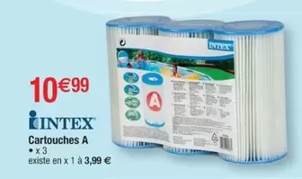 Intex - Cartouches A offre à 10,99€ sur Cora