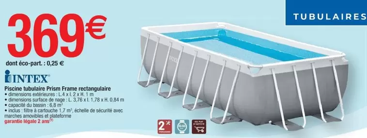 Intex - Piscine Tablaire Pictan Retangulaire offre à 369€ sur Cora