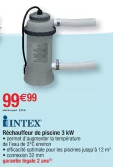 Intex - Réchauffeur De Piscine 3 Kw offre à 99,99€ sur Cora