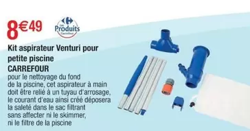 Carrefour - Kit Aspirateur Venturi Pour Petite Piscine offre à 8,49€ sur Cora