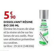 Dissolvant Résine offre à 5,9€ sur Rural Master