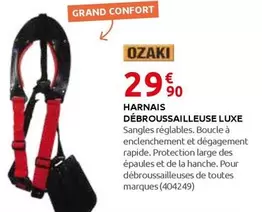 Ozaki - Harnais Débroussailleuse Luxe offre à 29,9€ sur Rural Master