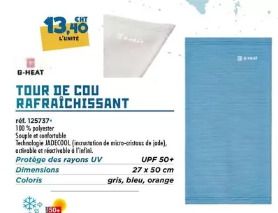 G-Heat - Tour De Cou Rafraîchissant offre à 13,4€ sur Master Pro