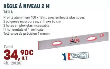 Regle A Niveau 2 M offre à 34,9€ sur Quéguiner